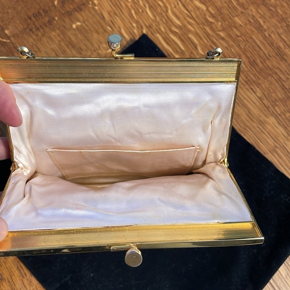 Vintage 1950’s Embroidered, Silk Purse - Picture 6 of 8